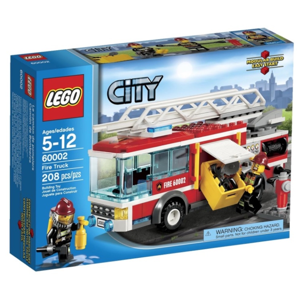 EUC 100% Complete!! LEGO City Fire Truck 60002